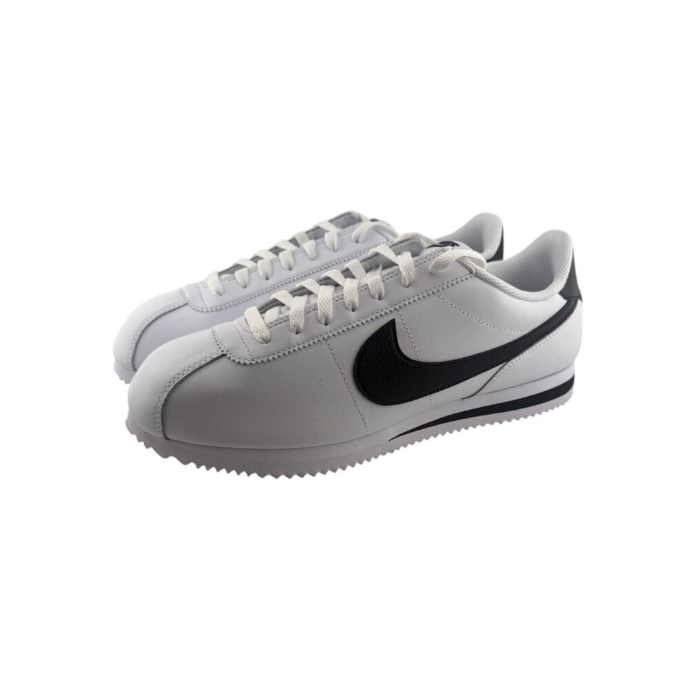 Nike Cortez Leather White Black DM4044-105 Men’s Size 10 New With Box